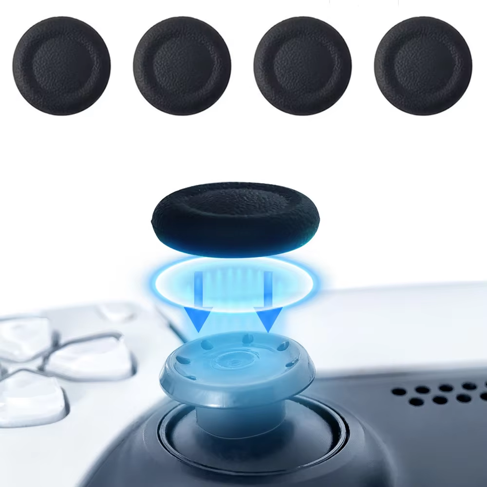 Gaming Console In Tv - 2/6 قطعة قبعات استبدال عصا التحكم