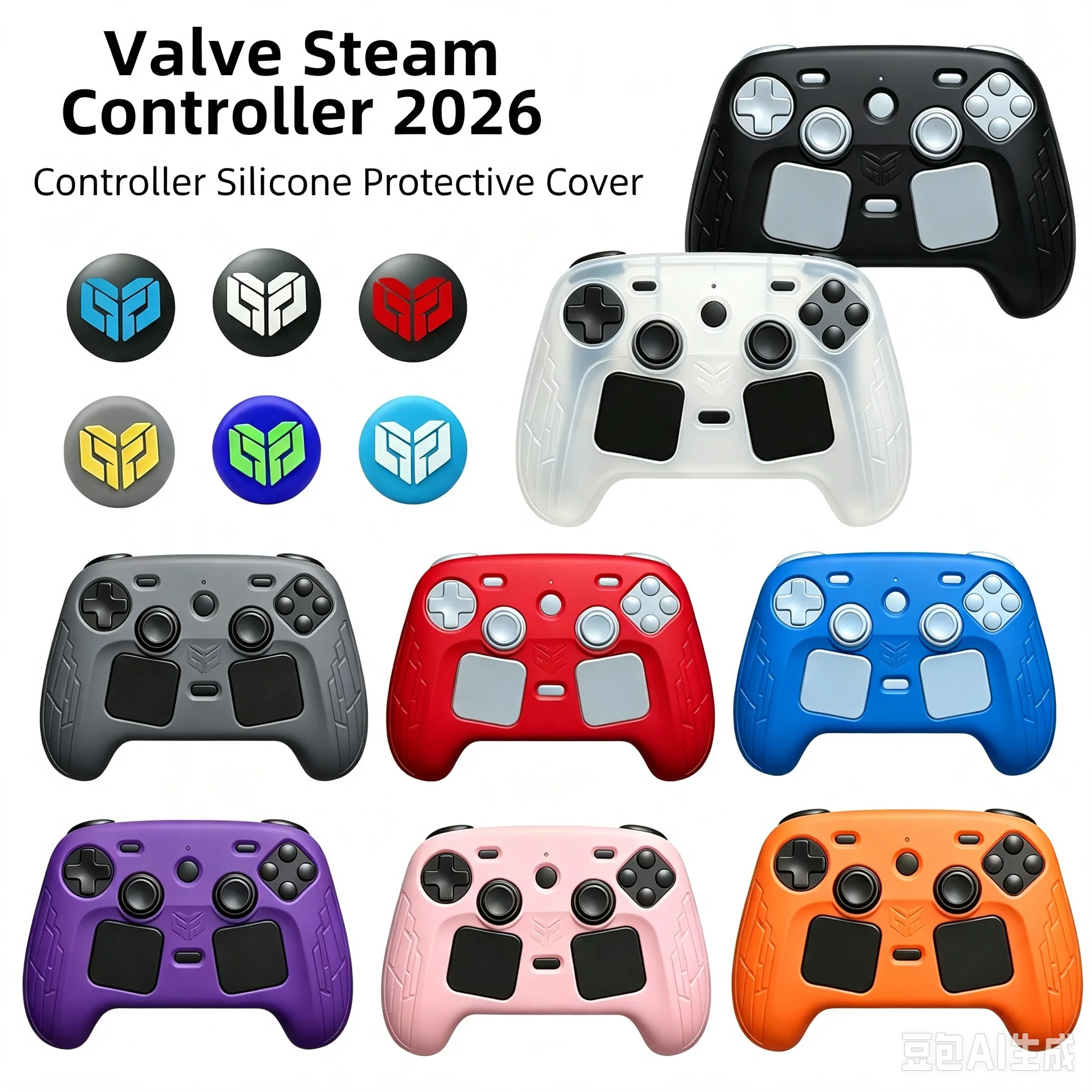 Ps5 Controller Cover - غطاء سيليكون مضاد للانزلاق لجهاز التحكم