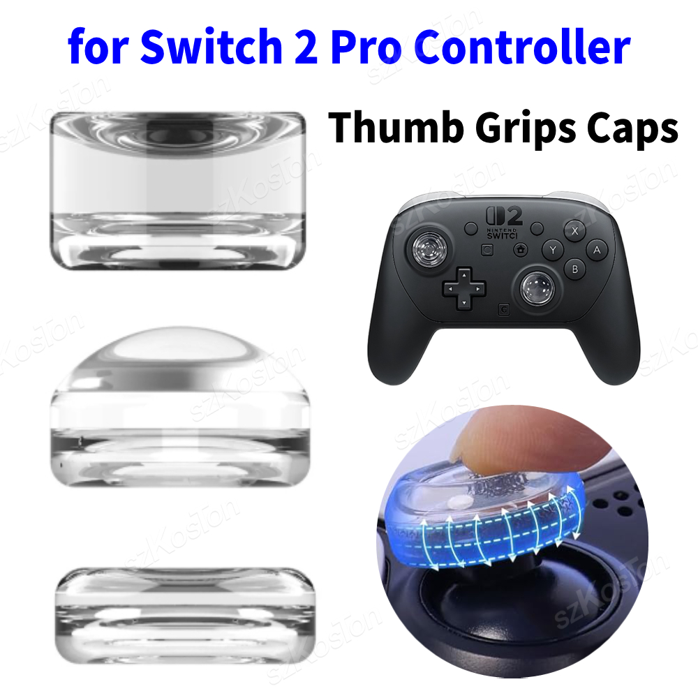 Thumb Grip Joystick - واضح الإبهام قبضة قبعات ل Switch