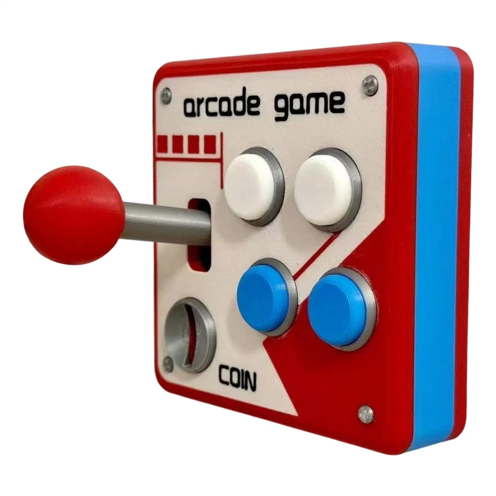 Gaming Console Joystick - غطاء مفاتيح إضاءة بتصميم ألعاب الأركيد