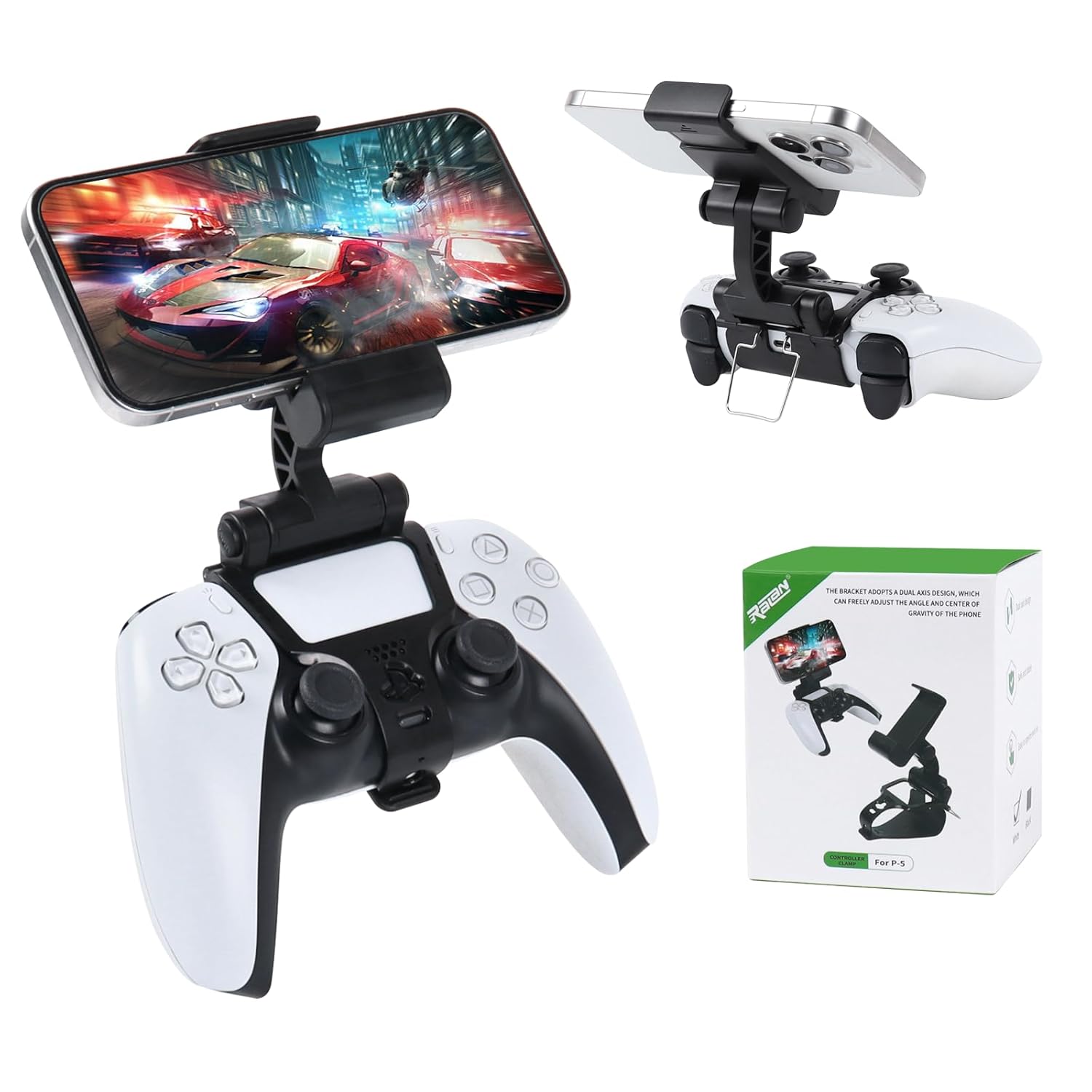 Sony Controller Dualsense - حامل هاتف RALAN لوحدة تحكم PS5،