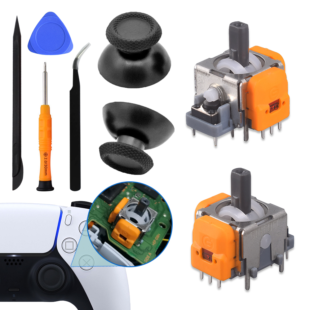 Sony Controller Dualsense - عصا تحكم تناظرية ثلاثية الأبعاد بتأثير