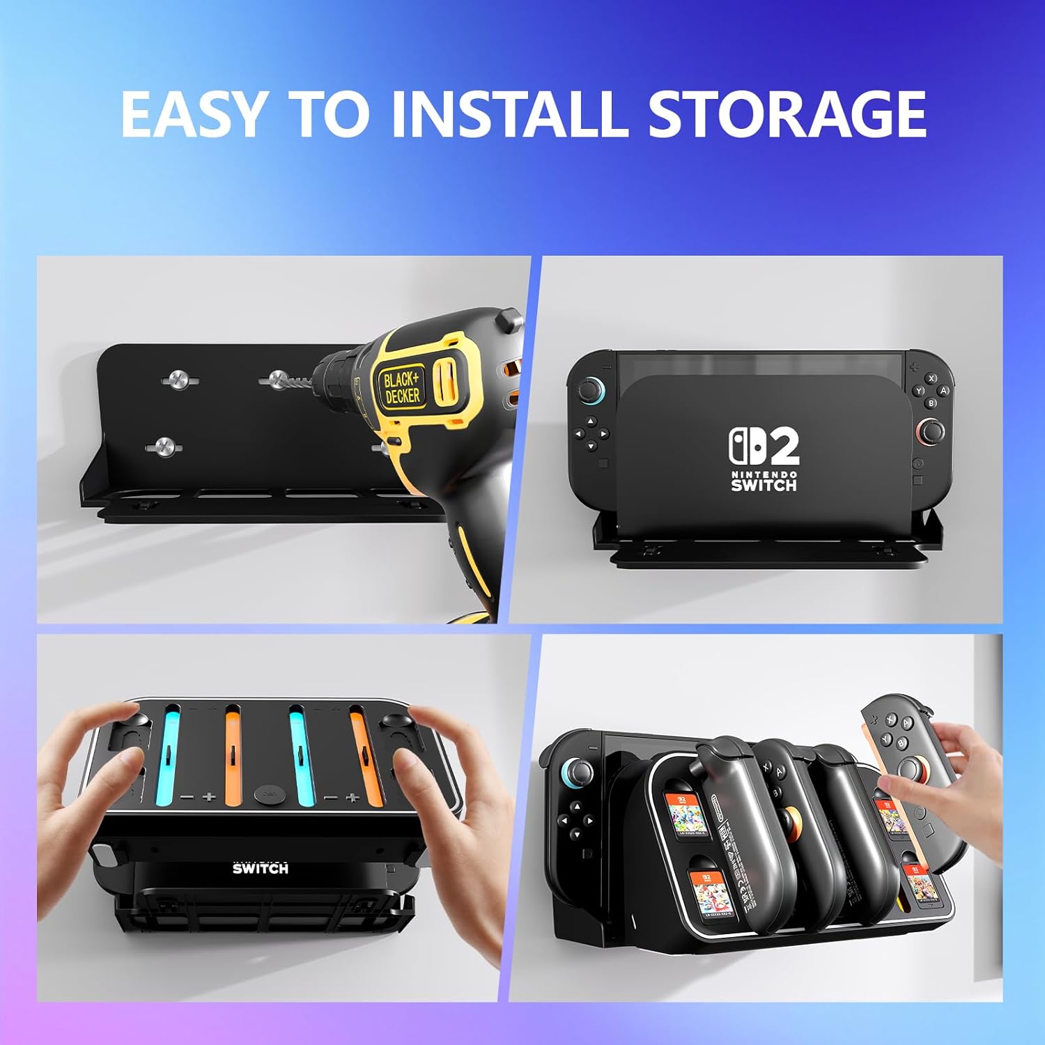قاعدة شحن مثبتة على الحائط لجه - مراجعة Gaming Console Station وسعره