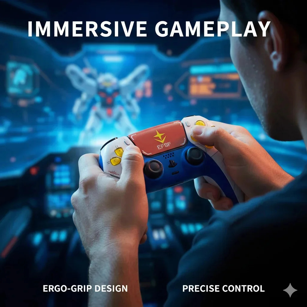 غطاء تحكم PS5 بديل بتصميم ميكا - مراجعة Ps5 Controller Cover وسعره