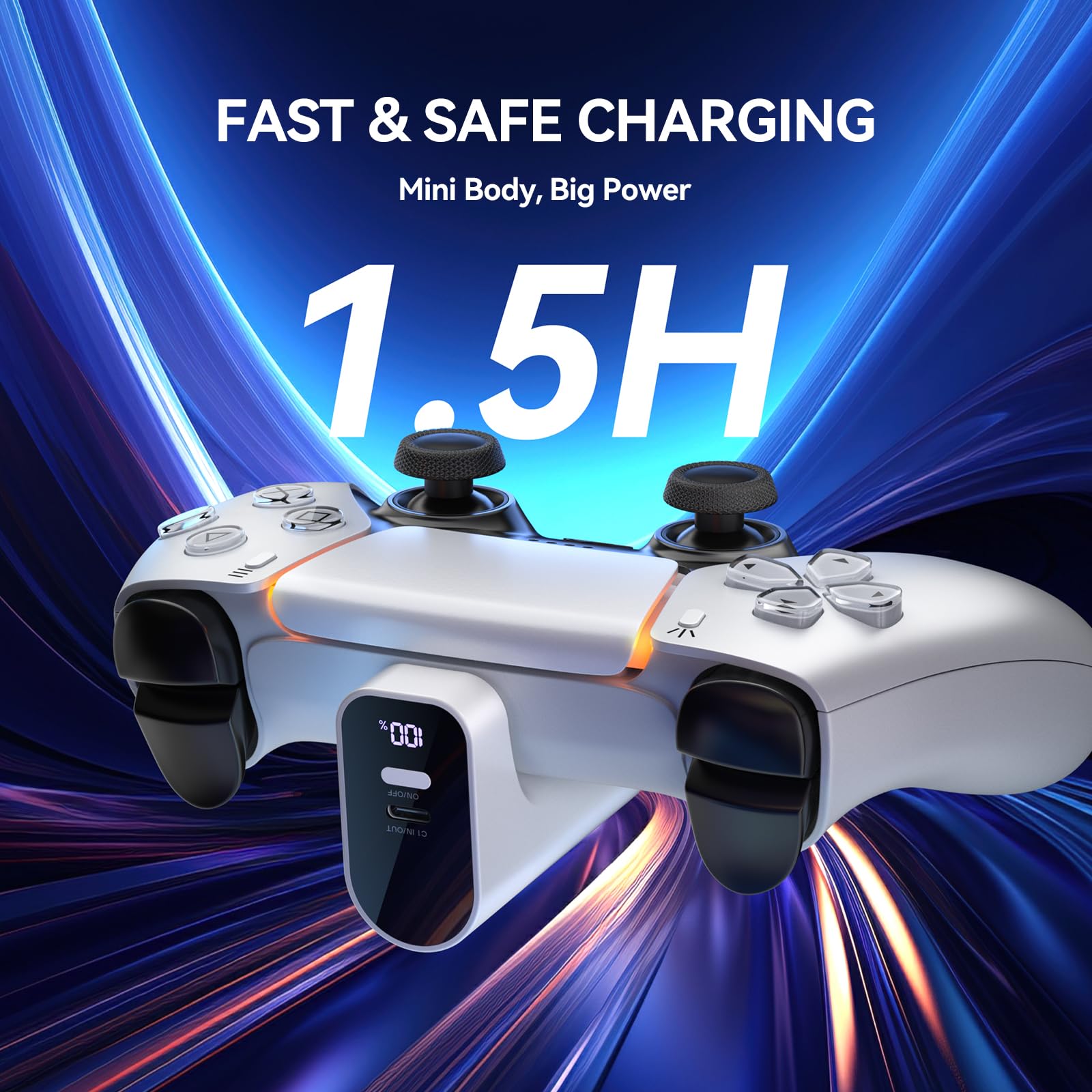 شاحن لوحدة تحكم PS5، حزمة بطار - مراجعة Sony Controller Dualsense وسعره