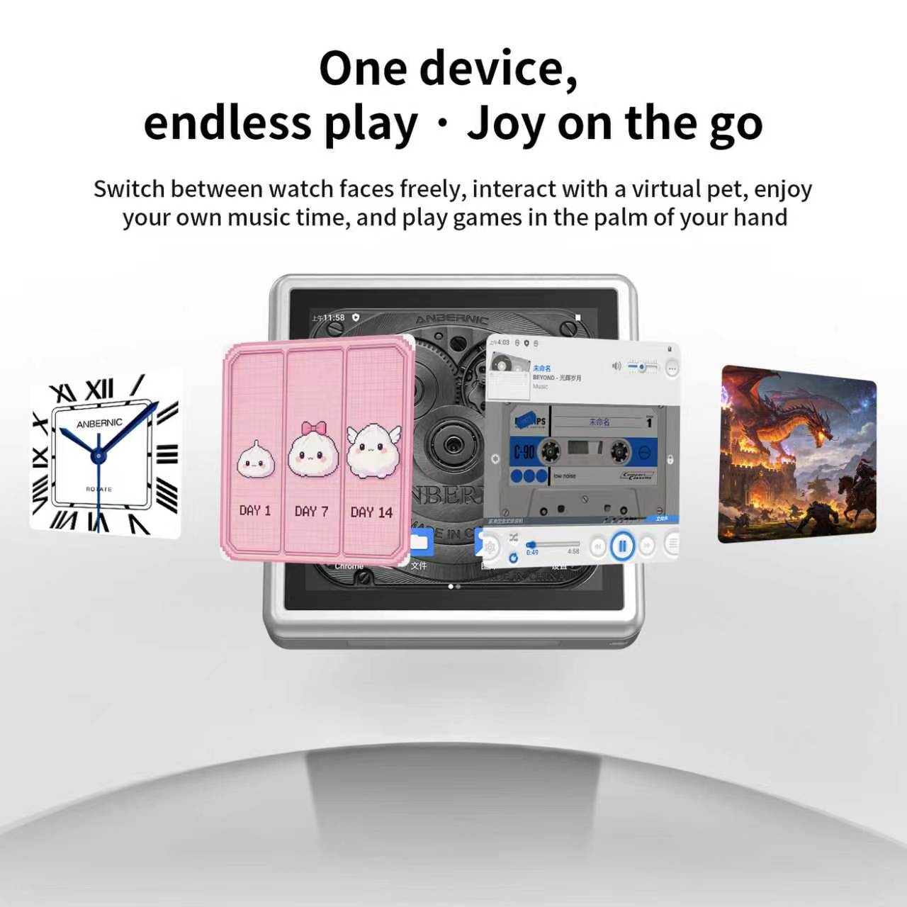 جهاز ألعاب محمول ANBERNIC RG ب - مراجعة Gaming Console 5 Year Old وسعره