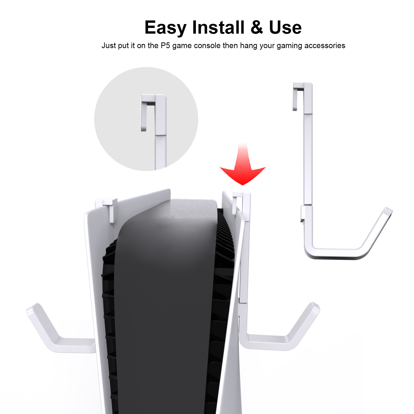 حامل جداري للتحكم وسماعات الرأ - مراجعة Sony Controller Dualsense وسعره
