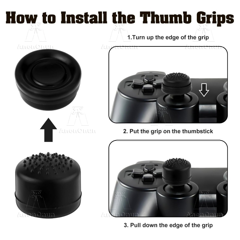 8 قطعة قبضة الإبهام قبعات تحكم - مراجعة Gaming Console Joystick وسعره