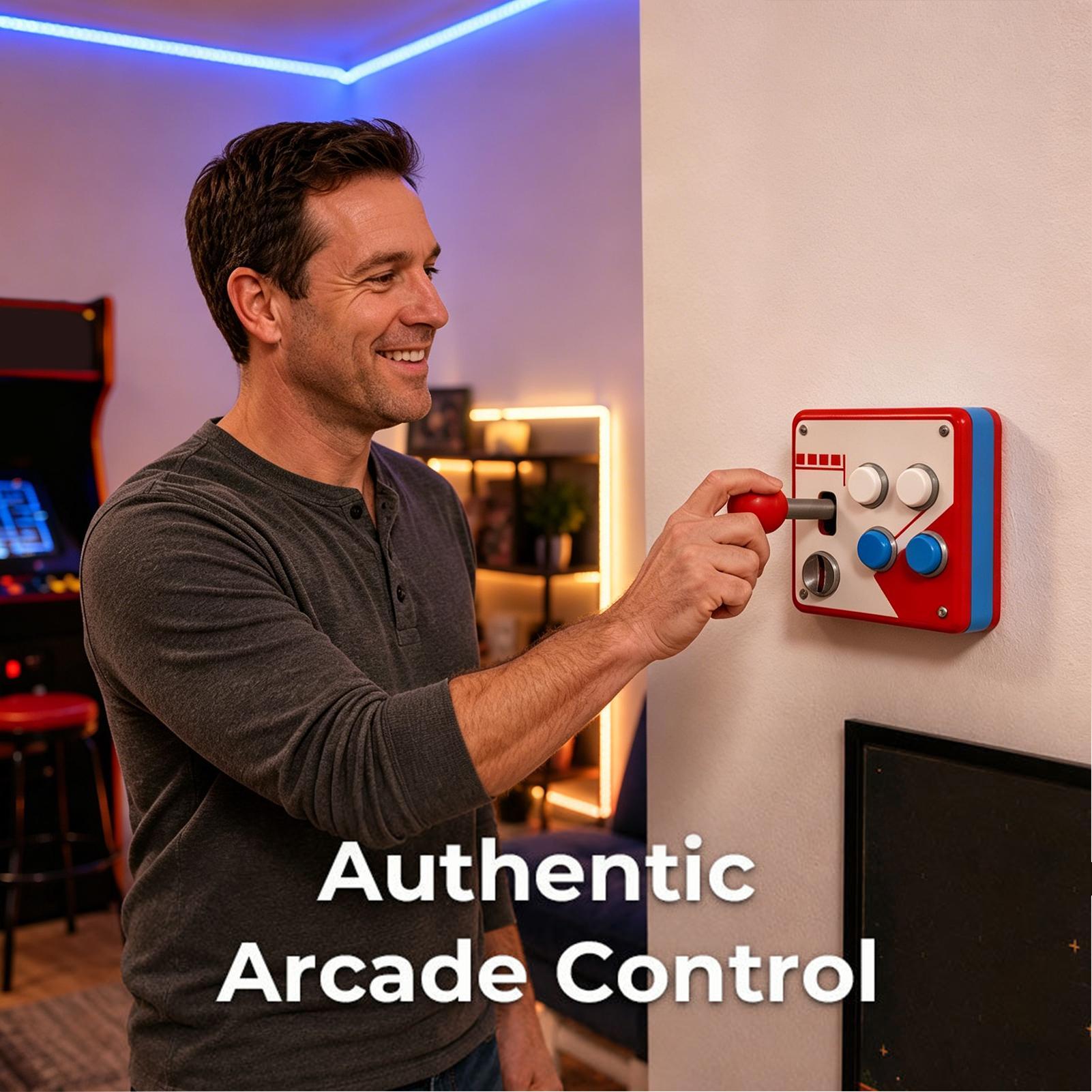 غطاء مفاتيح إضاءة بتصميم ألعاب - مراجعة Gaming Console Joystick وسعره