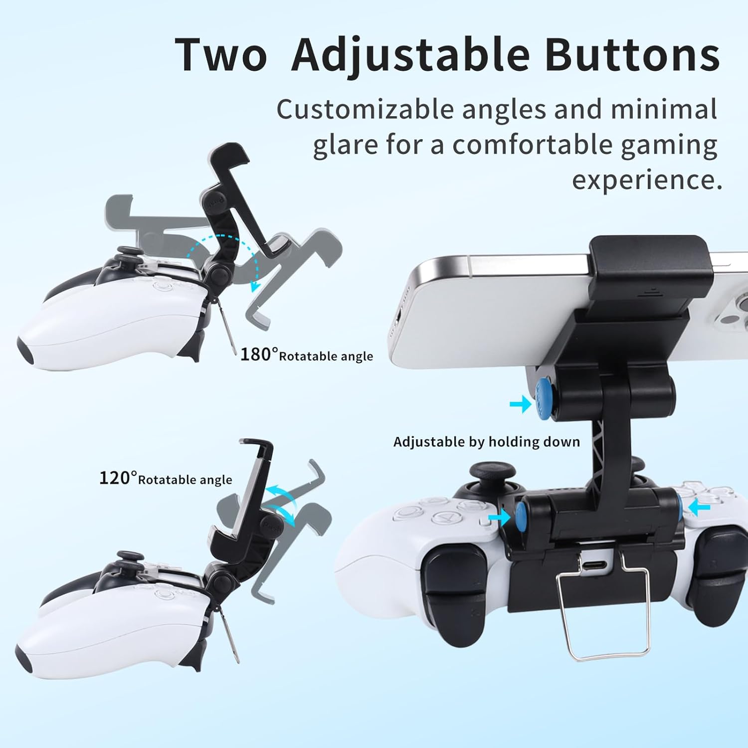 حامل هاتف RALAN لوحدة تحكم PS5 - مراجعة Sony Controller Dualsense وسعره