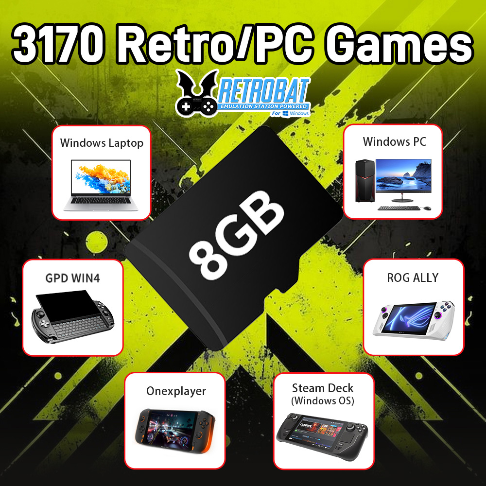 بطاقة ألعاب TF سعة 8 جيجابايت  - مراجعة Laptop Gaming Console وسعره
