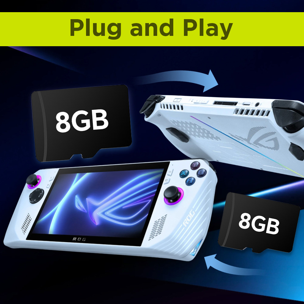 بطاقة ألعاب TF سعة 8 جيجابايت  - مراجعة Laptop Gaming Console وسعره